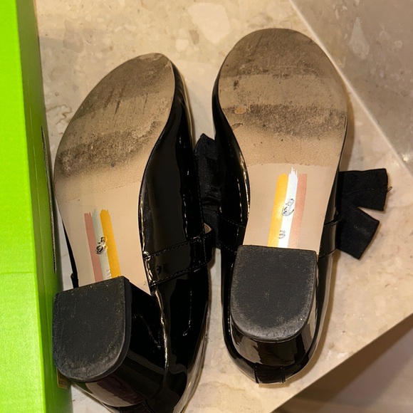 Sam Edelman young kids size 3 Black Patent Bow Mary Jane shoes - Picture 6 of 9